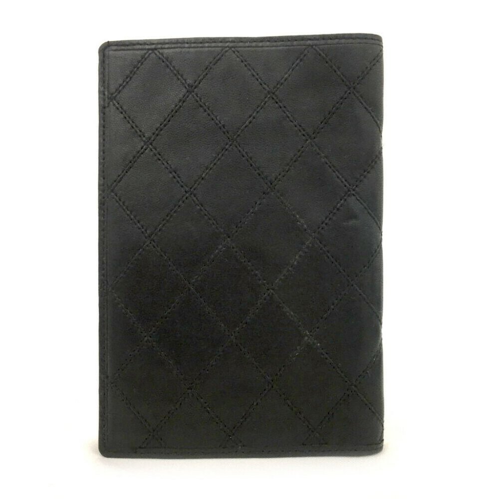 Auth Chanel Matelasse Cc Logo Bifold #14125X18 - Picture 4 of 8